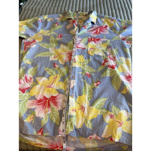 Vintage Marc Daniels Men's Large Hawaiian Shirt Short Sleeve Single Stitch - Picture 10 of 10